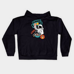 planets loop Kids Hoodie